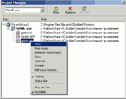 C++ Builder - вопросы программирования