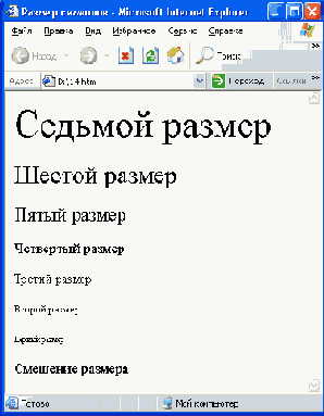 Оформление текста