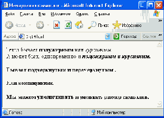 Оформление текста